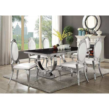 107871+6x872N 7PC SETS Antoine Dining Table + 6 Side Chairs