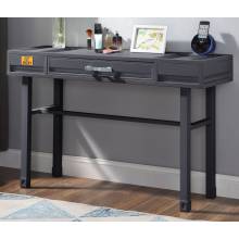 35924 Cargo Gunmetal Finish Metal/Wood Vanity Desk