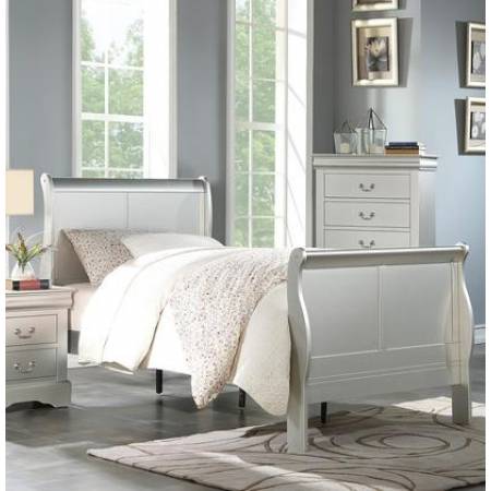Louis Philippe III Collection 26715F Full Size Sleigh Bed