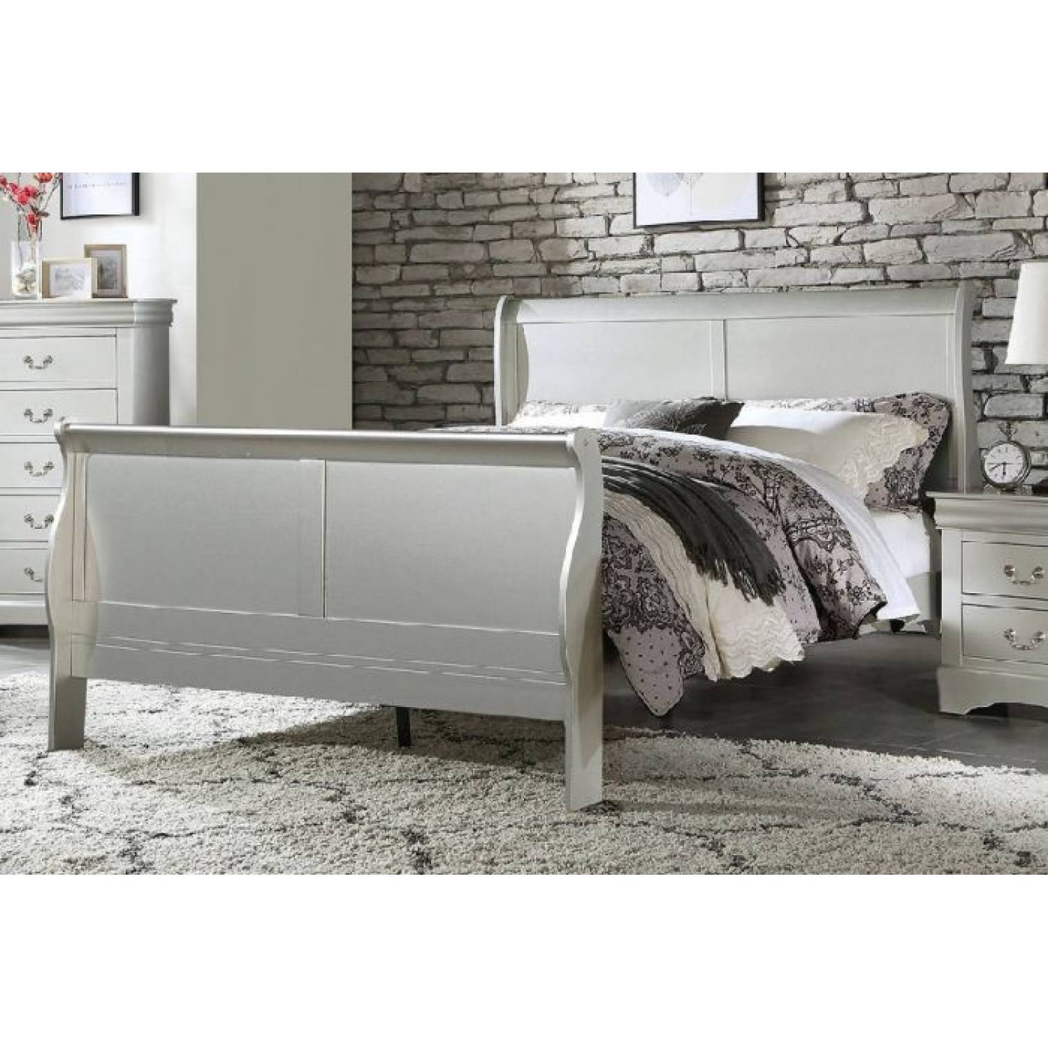 Buy Acme Furniture Louis Philippe III Queen Storage Bed in White