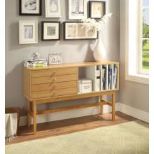 Stania Console Table in Natural & Ivory - Acme Furniture 90169