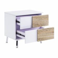 Verux End Table in White High Gloss - Acme Furniture 84932