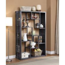 Cargo Shelf Rack / Book Shelf in Gunmetal - Acme Furniture 77908