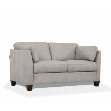 Matias Loveseat in Dusty White Leather - Acme Furniture 55016