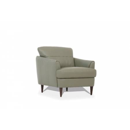 Helena Chair in Moss Green Leather
