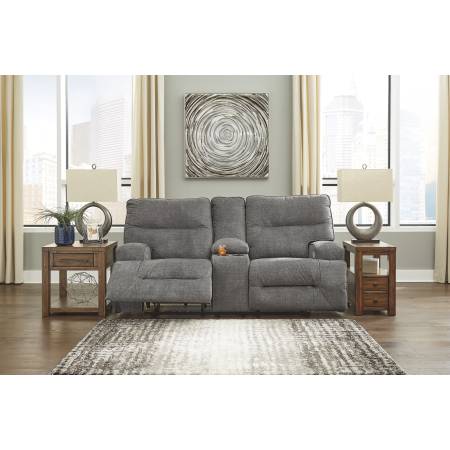 45302 Coombs DBL REC PWR Loveseat w/Console