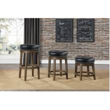 5681BLK-18 Round Swivel Stool, Black Westby