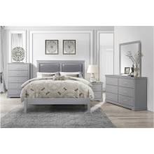 1519GY-1*4 4PC SETS Queen Bed + NS + D + M