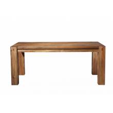 ORI-913-01 DT Shasta Salvaged Natural Leg Dining Table