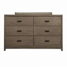 1800-03 Camilla Antique Gray 6-Drawer Dresser