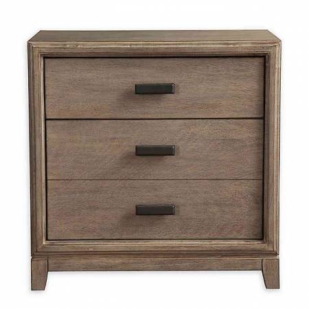 1800-02 Camilla Antique Gray 2-Drawer Nightstand