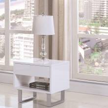 70569 Rectangular End Table with Drawer and Shelf