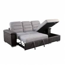 9808*SC 2-Piece Sectional with Pull-out Bed and Hidden Storage Alfio