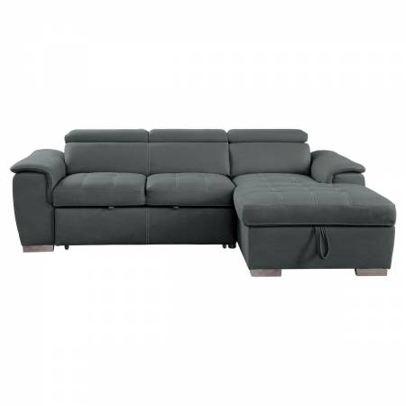 8228GY* 2-Piece Sectional with Pull-out Bed and Hidden Storage Ferriday
