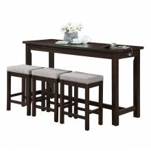 5713ES 4-Piece Pack Counter Height Set Connected