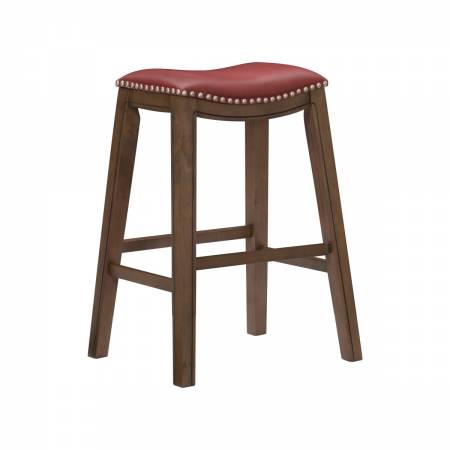 5682RED-29 29 Pub Height Stool, Red Ordway