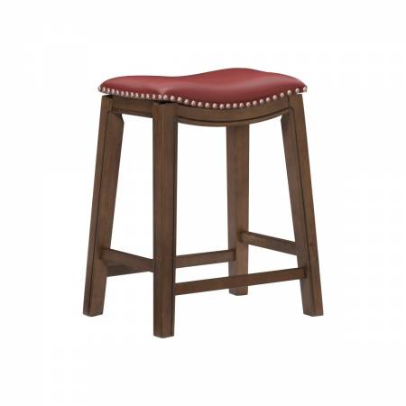 5682RED-24 24 Counter Height Stool, Red Ordway