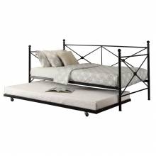 4964BK-NT Metal Daybed with Trundle Jones