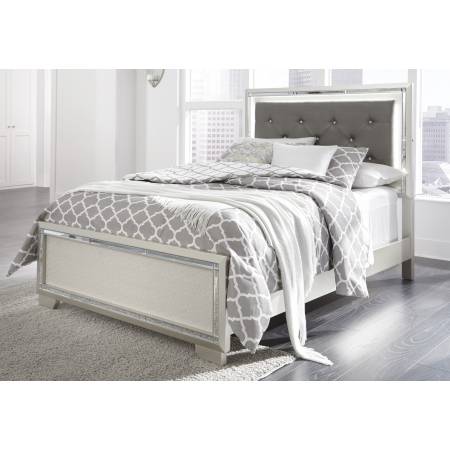 B410 Lonnix Queen UPH Panel Bed