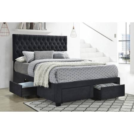 305877Q UPHOLSTERED QUEEN BED