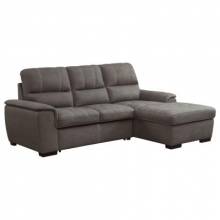 9858TP*SC 2-Piece Sectional with Pull-out Bed and Hidden Storage Andes