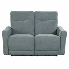 9804DV-2PWH Power Double Lay Flat Reclining Love Seat with Power Headrest and USB Port Edition