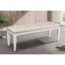 1916W-FBH Allura Bench - White