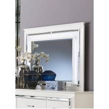 1916W-6 Allura Mirror with LED Lighting - White