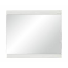 1678W-6 Kerren or Keren Mirror - White High Gloss