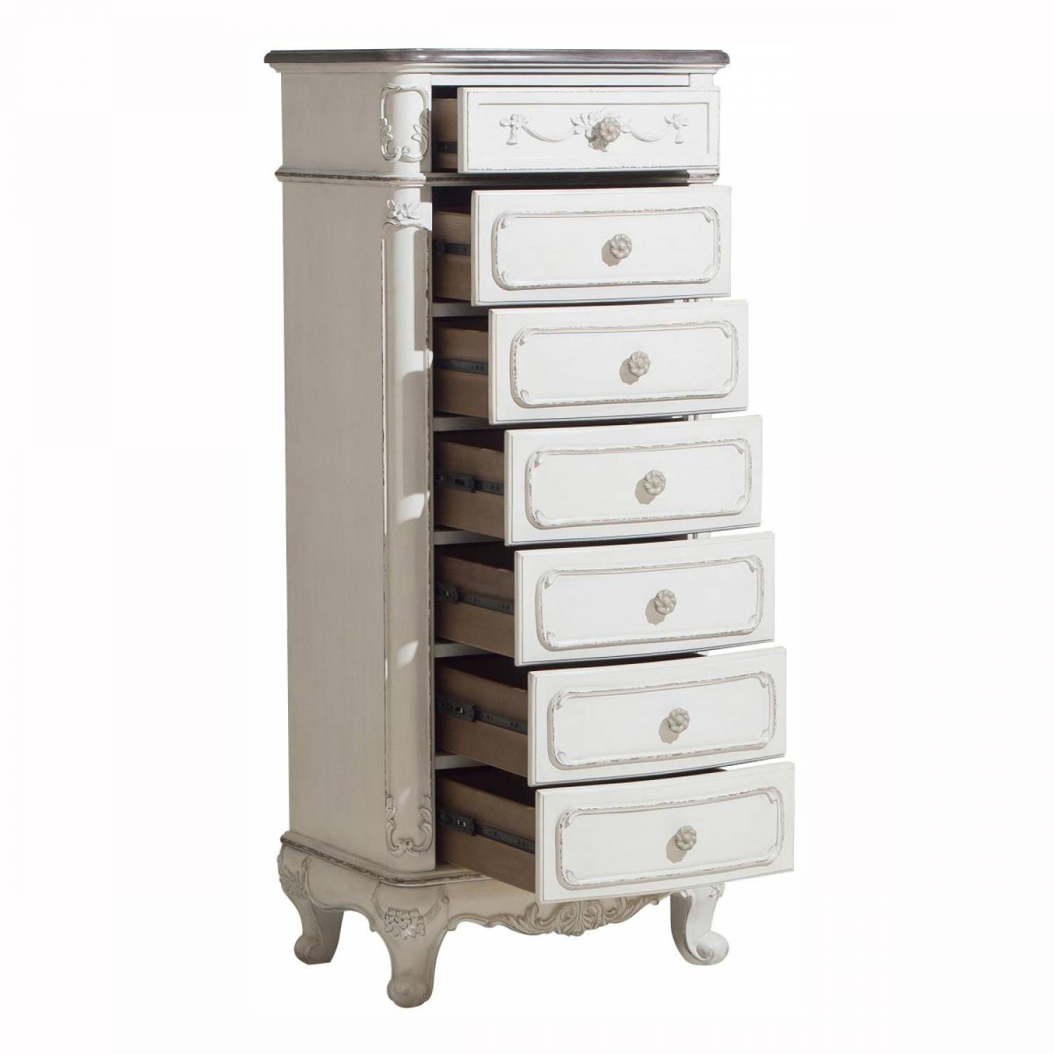 1386nw 12 7 Drawer Tall Chest Cinderella