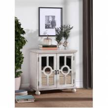 ACCENT CHEST WITH MIRROR DOOR-ANTIQUE WHITE, 3A 1000A70WH