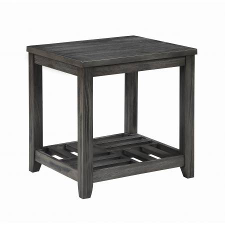 722287 Rustic Grey Side Table