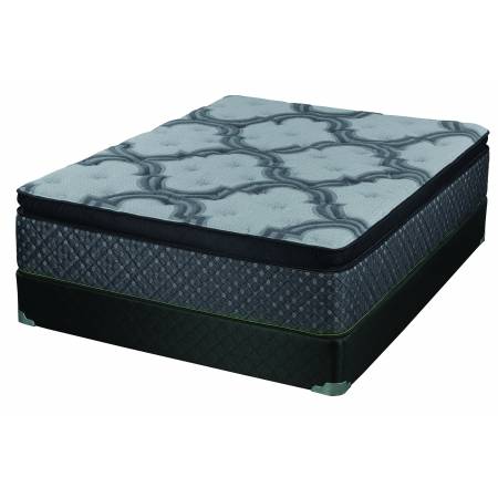 350393KW Jayden 15.5" California King Mattress Grey And Black