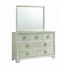 222723 Salford 7-Drawer Dresser Metallic Sterling