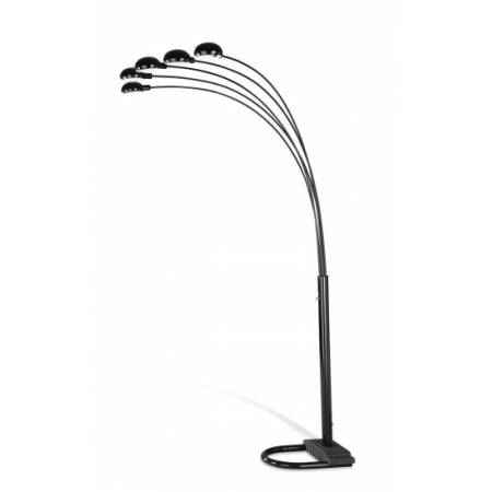 1297A Contemporary Black Floor Lamp