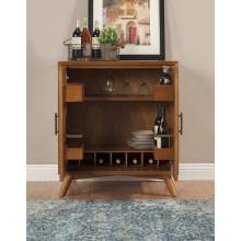 966-17 Flynn Brown Small Bar Cabinet