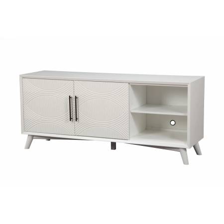 1867-10 Tranquility White Tv Console