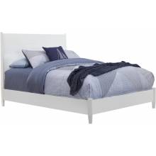 1867-01Q Tranquility White Queen Panel Bed