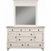 Winchester White 2-Cabinet 6-Drawer Dresser