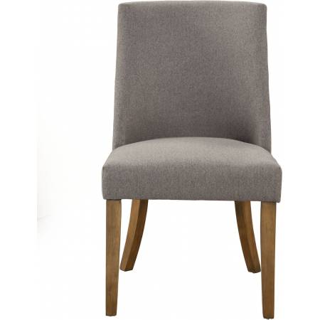 Kensington Reclaimed Natural Upholstered Parson Chairs