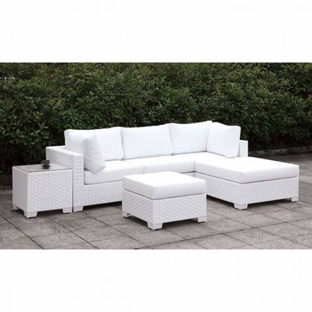 CM-OS2128WH-SET14 SOMANI II SMALL L-SECTIONAL W/ RIGHT CHAISE + OTTOMAN