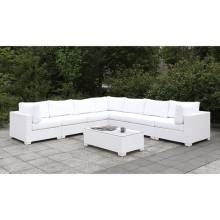CM-OS2128WH-SET8 SOMANI II L-SECTIONAL + COFFEE TABLE