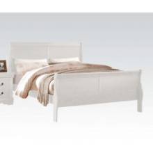 23845T LOUIS PHILIPPE WHITE TWIN BED