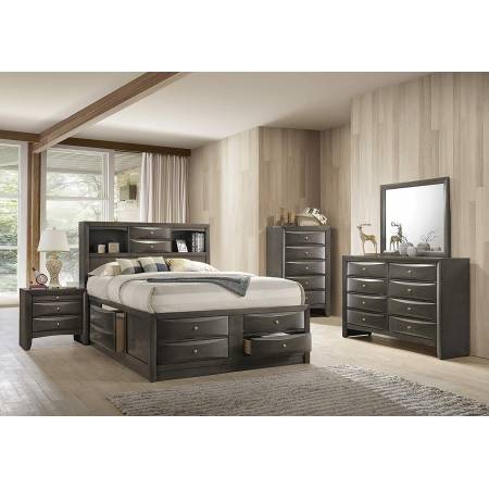 22710F-4PC 4PC SETS IRELAND GRAY FULL BED