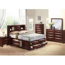 21600Q-4PC 4PC SETS IRELAND ESPRESSO QUEEN BED