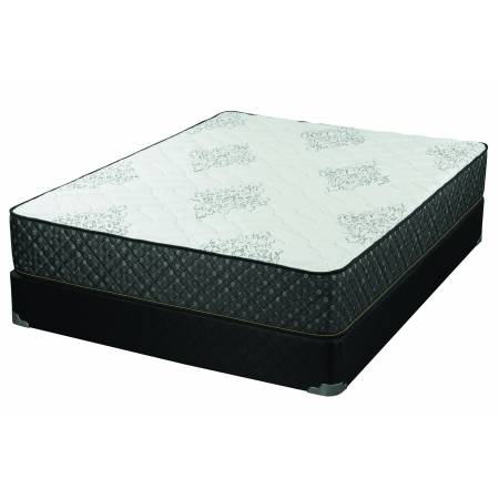 Aspen 12.25″ Twin Mattress White And Black 350381T