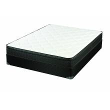 Evie 9.25″ Twin Foam Encased Mattress White And Black 350371T