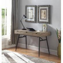 1-Drawer Writing Desk Driftwood 801935