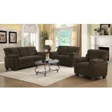 Clemintine Brown Two-Piece Living Room Set 506571-S2