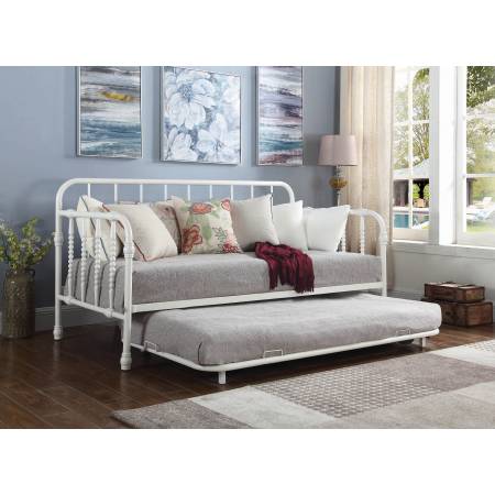 Traditional White Metal Daybed 300766